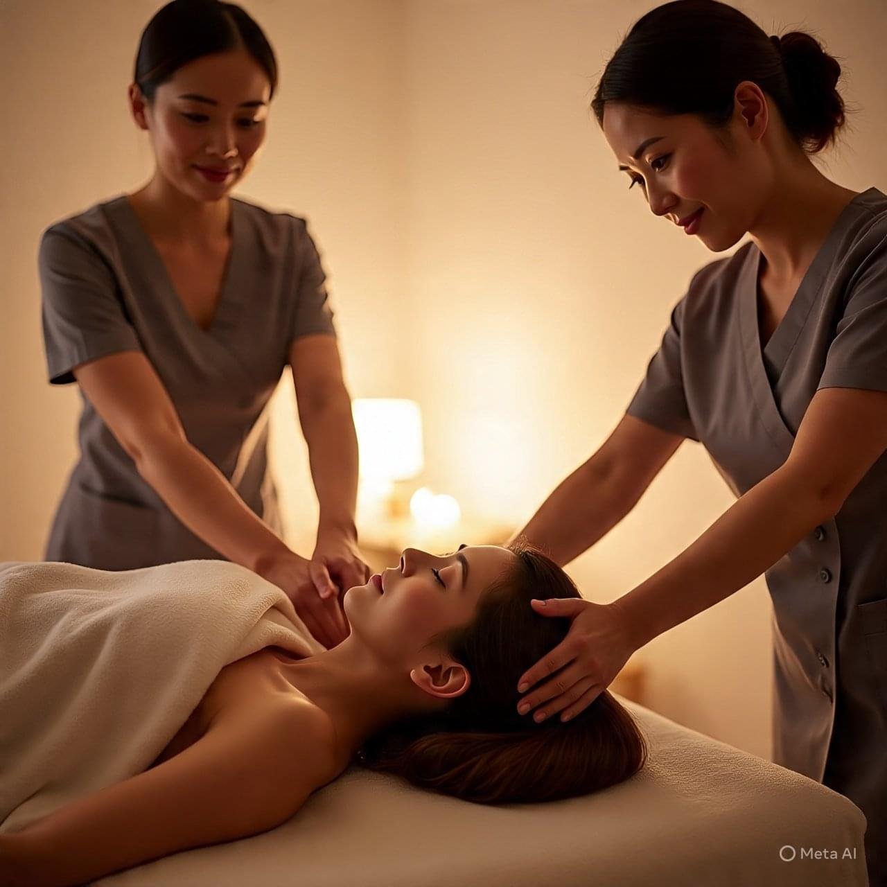 Here are some title options for a full-body massage:  1. “Blissful Escape: Full Body Massage” 2. “Serenity Found: Full Body Massage Therapy” 3. “Relax and Rejuve “Total Relaxation: Full Body Massage Experience”