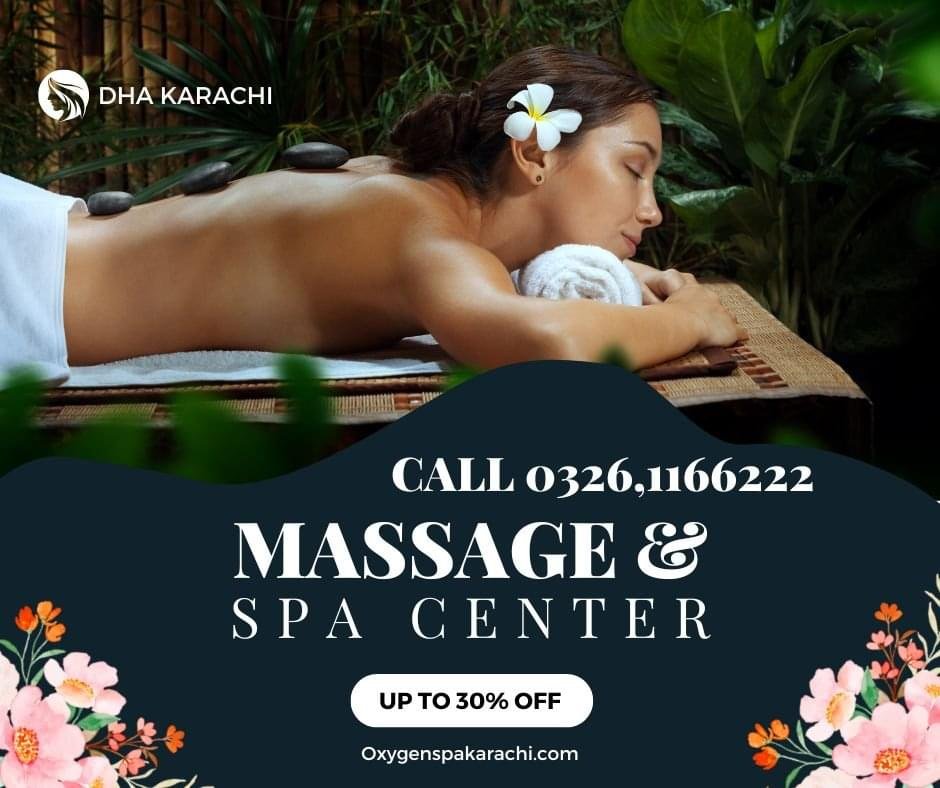 Experience true relaxation at our Massage Spa in DHA Phase 2, Karachi 🌿