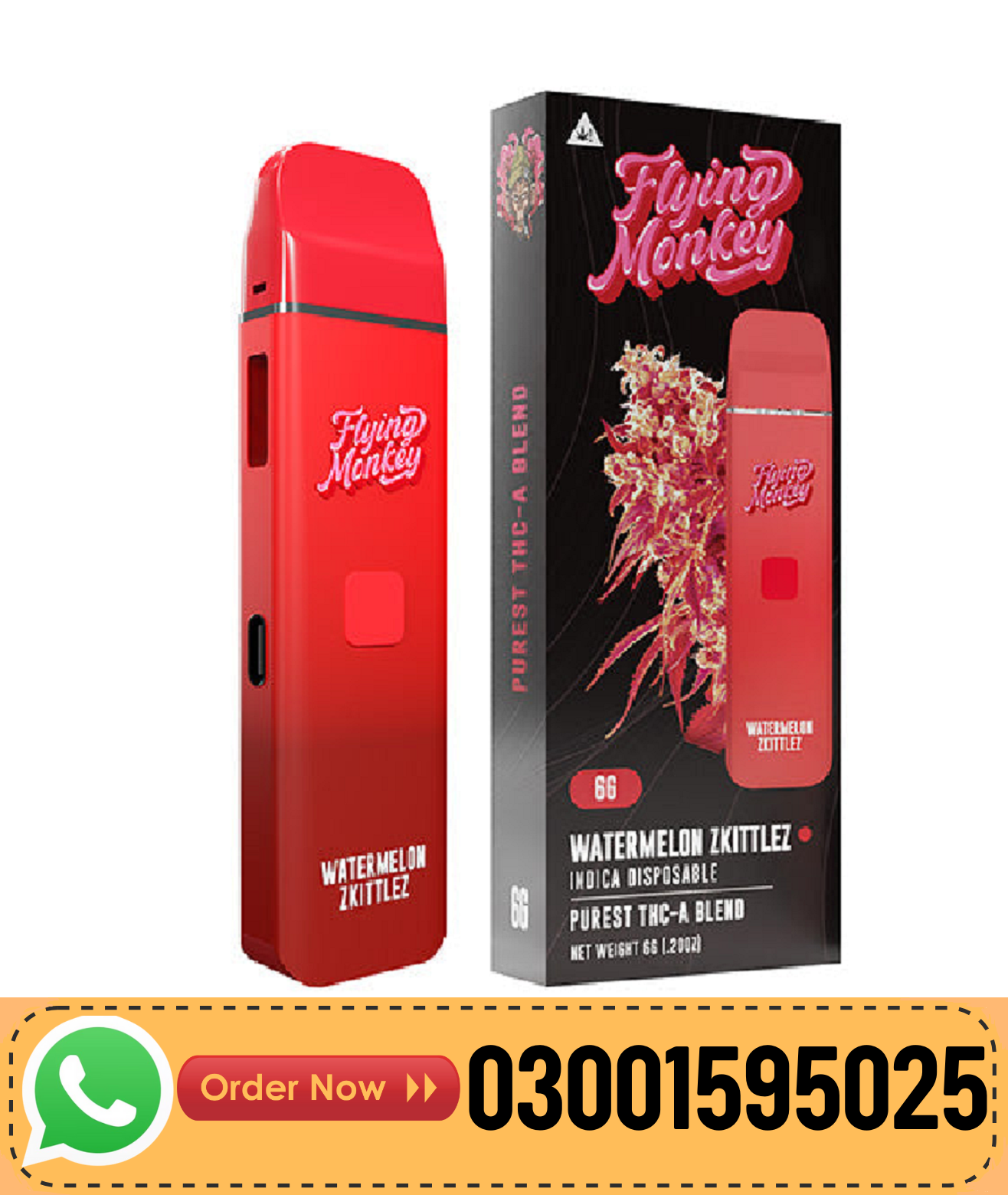 Flying Monkey Purest THC (03001595025) A Blend Disposable 6G In Pakistan