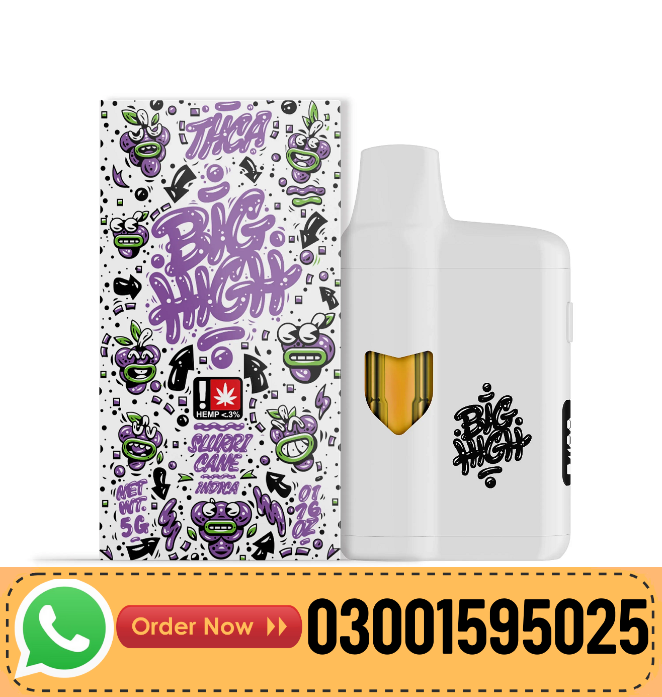 Big High THCA Disposable 5G In Quetta=03001595025