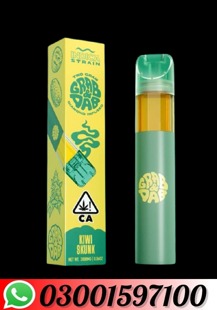 Grab & Dab Diamonds Infused Disposable Vape In Peshawar=03001597100